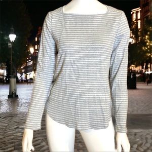 NWT Square neck long sleeve womens top med